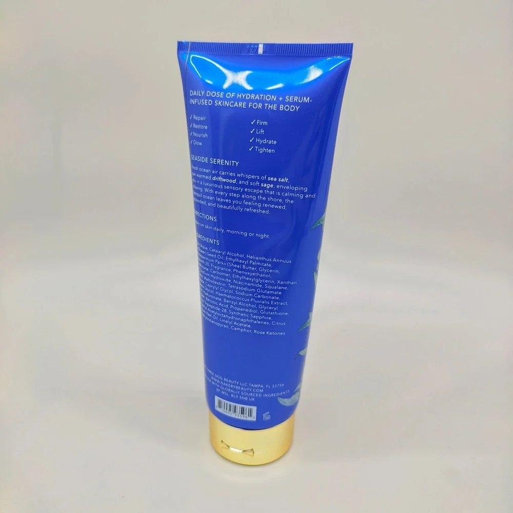 Nakery Beauty SkinFirm Body Cream Seaside Serenity Crepe Smoothing 8.45oz